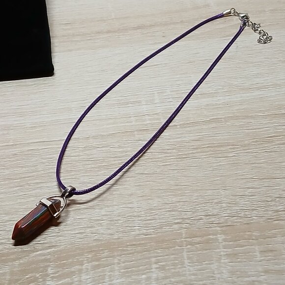 NWOT Fashion Necklace Multi Color Crystal Pendant Jewelry #36 - Picture 2 of 7